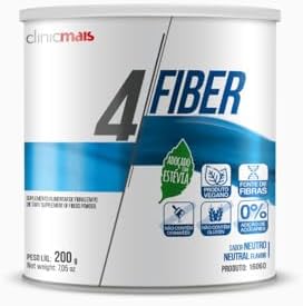 Regulador Intestinal Fiber 4 200gr - Fonte de Fibras