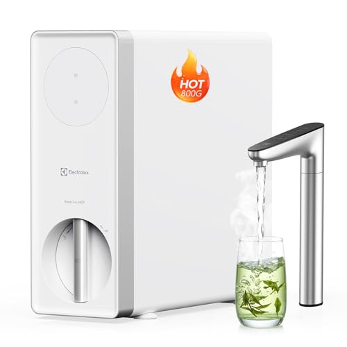 Image of Electrolux PureOne 800GPD Reverse Osmosis Water Filter, Instant Hot Water | Instant Hot Water RO System, App Monitor,2:1 Pure to Drain, Tankless Under Sink Water Filtration System for kitchen