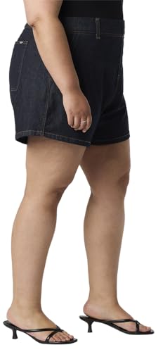 Levi Strauss Signature Gold Women's Totally Shaping Ultimate Pull-On Shorts, (New) Retro Dark, 16 Plus - image 3