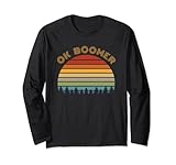 Photo Gallery retro tramonto ok boomer avere un giorno terribile tendenza divertente maglia a manica Photo Gallery retro tramonto ok boomer avere un giorno terribile tendenza divertente maglia a manica