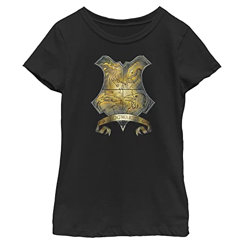 T-shirt Harry Potter fille Hogwarts Glare haut de gamme en coton