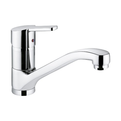 Kludi Gootsteen eengreepsmengkraan Logo Neo met beluchter, verchroomd, 379130575