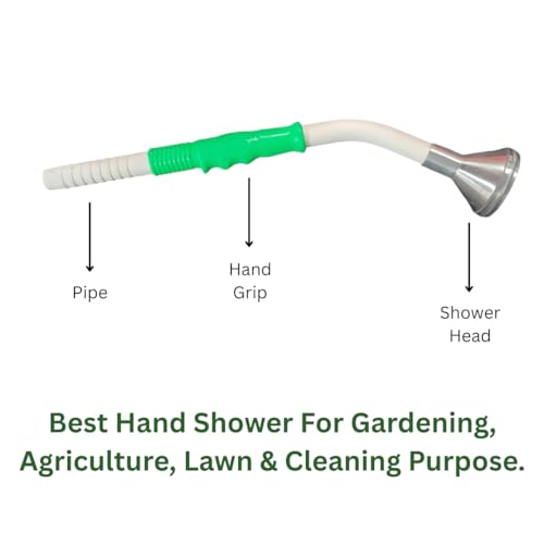 Image of Pushkara Garden Shower (Regular) - Brass Net Nozzle | Fits 1 /2 inch, 3 /4 inch & 1 inch Pipes | Gentle Shower Watering Gun for Plants, Seedlings & Beds