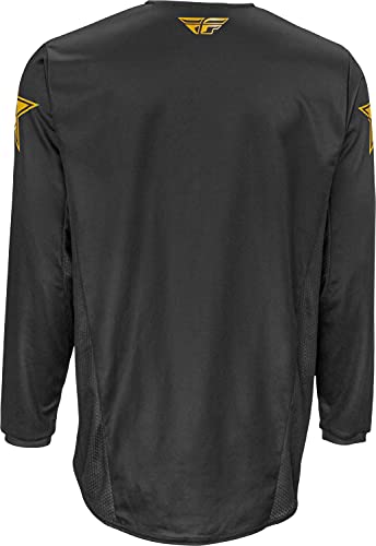 Fly Racing 375-0232X Kinetic Rockstar Jersey Black/Gold 2X