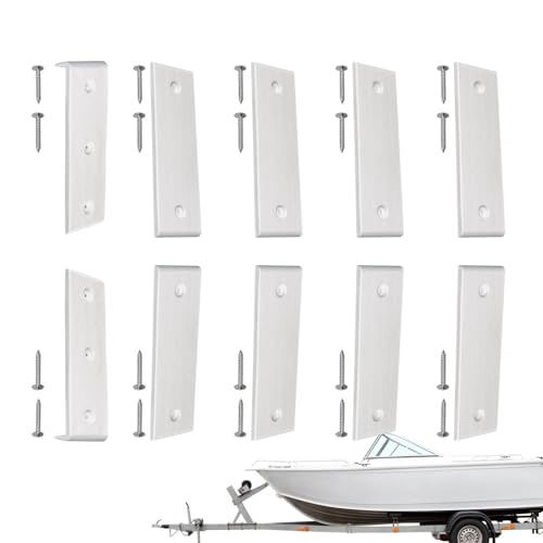Patin de remorque bateau et glissières de protection pour ponton et pêche