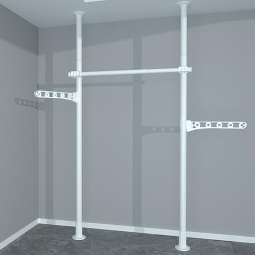 Armoire DIY pour chambre et dressing avec portant télescopique LWX
