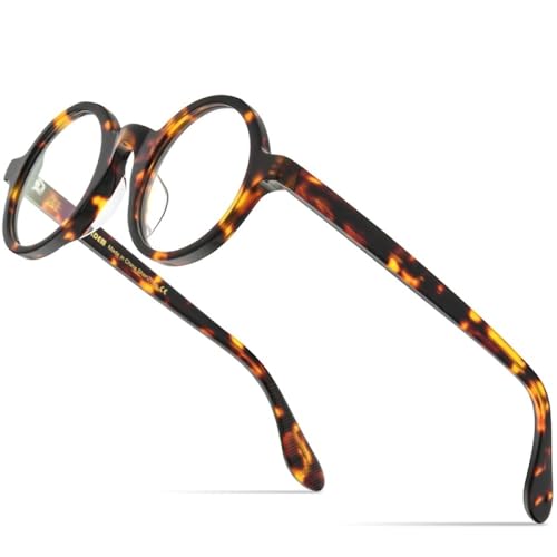Lunettes en acétate monture hommes et femmes MUTYNE lunettes rondes de style vintage