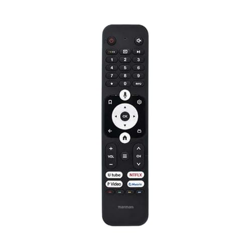 Image of marman Compatible with Haier Google Tv Remote Control Model HTR-U31 Suitable for LE32K800GT LE43K800UGT LE50K800UGT LE55K800UGT LE65K800UGT Television with Voice Command - Pairing Must!