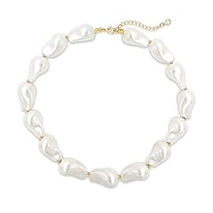 Gold Baroque Pearl Choker