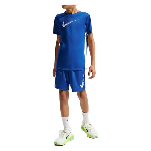 Nike Trophy23 Big Kids' (Boys') Dri-FIT Shorts (Game Royal/White/White) Size Small