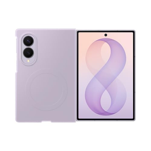 Samsung Coque magnétique Officielle en Silicone pour Galaxy Z Fold8 Lavande