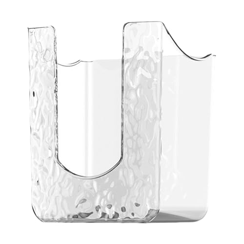 Wall Mounted Wipes Dispenser | Adhesive Wall Mounted Tissue Holder - Bathroom Drilling-Free Tissue Holder, Facial Dispenser for Living Room