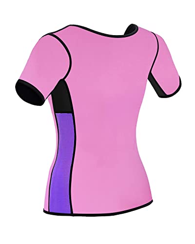 NonEcho Women Sauna Body Shaper Sweat Suit Sleeve Spa Cami Hot Neoprene Slimming Workout Vest Waist Trainer Top - Thumbnail 7