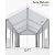 Klysiora 13x20 Ft. Metal Carport Garage with PE Fabric and Galvanized Steel Frame Outdoor Shelter for Cars, Trucks and Boats with 4 Doors and Mesh Windows for Ventilation - White