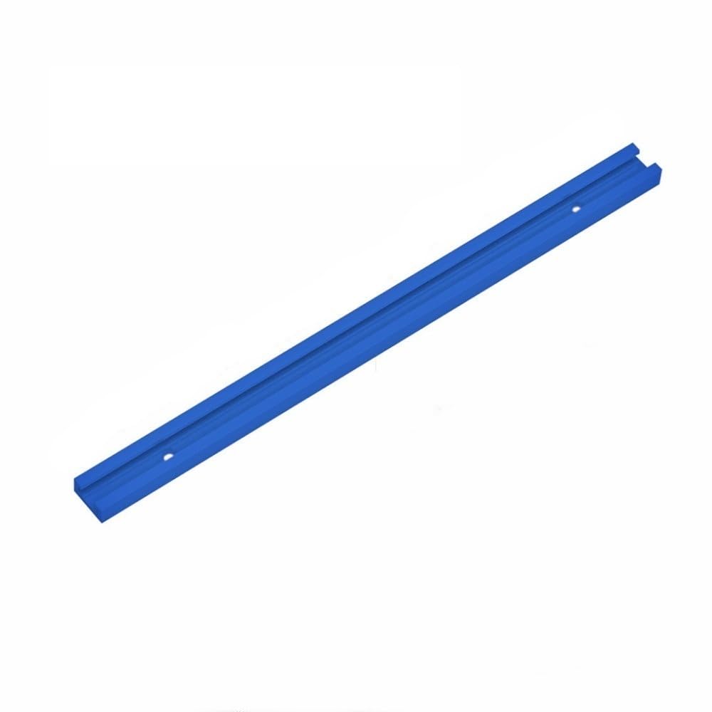 T-Slot Fixture Bar Woodworking T-Slot Slide Track 19x9.5mm, 300mm-500mm Aluminium Alloy T Screw Fixture Slot 1pc(Blue,400mm)