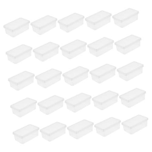 Healeved 25pcs Cake Boxes Lids Tiramisu Dessert Carrier Mousse Cake Containers Portable Tiramisu Box Elegant Lid for Parties