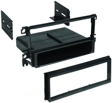 Single Din Installation Car Stereo Dash Kit for Aftermarket Radio Includes Storage Pocket 118