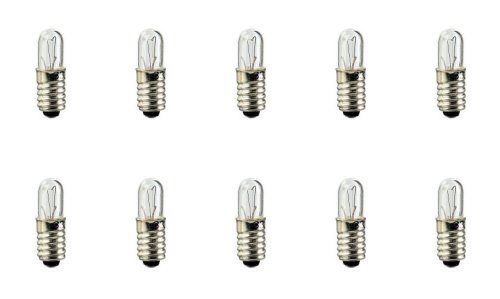 CEC Industries #8669 Bulbs, 1.35 V, 0.08 W, E5.5 Base, T-1.75 shape (Box of 10)