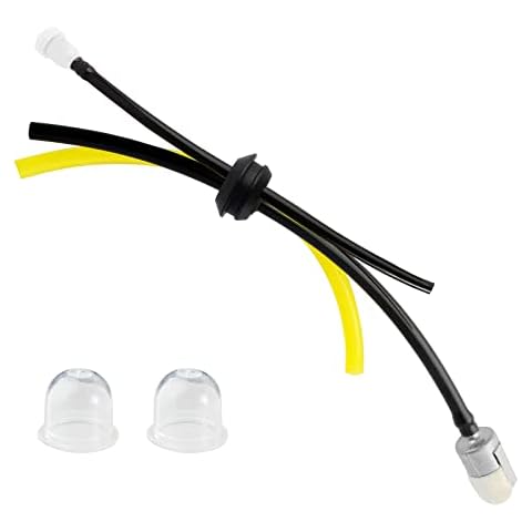 QAZAKY Fuel Gas Tank Grommet kit with Fuel Line Filter Primer Bulb for Echo Blower String Trimmer PAS225 PE201 PE310 PPF210 HC150 HC151 HCA266 SHC210 SHC211 SHC212 SRM211 SRM225 SRM230 SRM231 Cover
