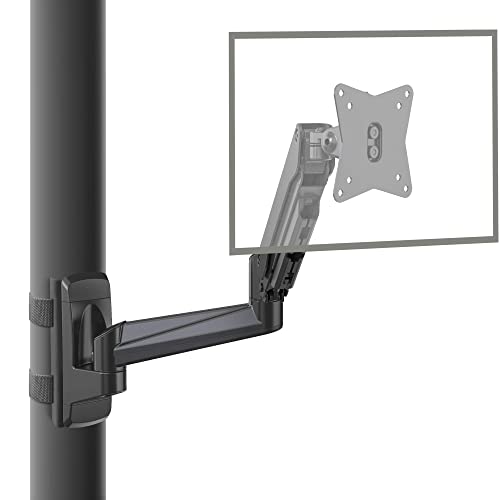 Soporte para monitor de pilar Full Motion CondoMounts CLMMMAB2022 sin taladro con brazo de gas