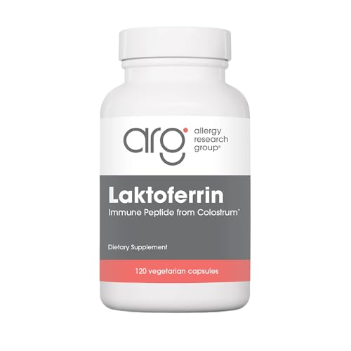 Nutricology Laktoferrin Supplement - Lactoferrin Supplements 350mg, Bovine Colostrum, Immune Peptide, Iron Supplements, Vegicaps - 120 Count