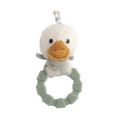 Sterntaler - Edda Lou Hochet de préhension en silicone avec surface structurée, aide à la dentition pour garçons et filles