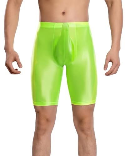 Short brillant extensible homme pour entraînement running en salle et gym