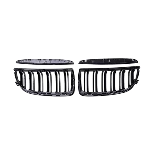 Rejilla delantera negro mate para BMW Serie 3 E90 E91 de 2005 a 2008 6