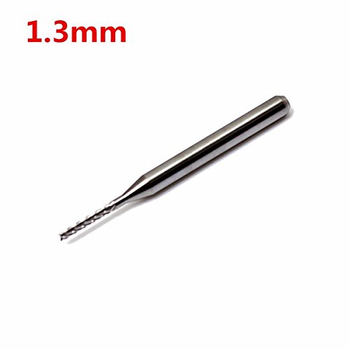 Buy 1 Piece 1.3mm Tungsten Carbide End Mill Cutter 3.175mm Shank PCB