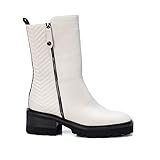 botas xti mujer corte ingles Suela antideslizante XTI 43016, Botas Cortas al Tobillo Mujer, Hielo, 36 EU