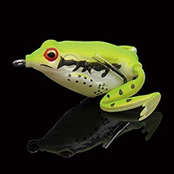 Sellify Esche da Pesca 2PCS Lotto a Forma di Rana Morbido Esca per la Pesca 40 mm 6 5 g Snakehead Esche Topwater Simulazione Emulational Rana Esca Artificiale Pesce Tackle: Only Seeds