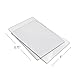 Sizzix 655093 Standard-Schneidpläne, 1 Paar, Kunststoff, 22.2 x 15.5 x 0.3cm, Farblos