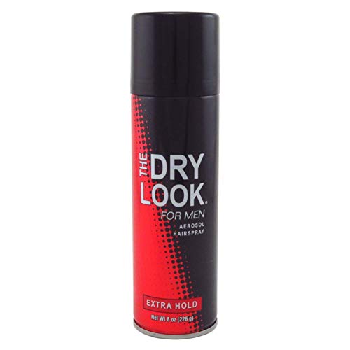 The Dry Look For Men Aerosol Hairspray Extra Hold 8 oz (Pack of 7)