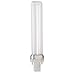 Satco S6706 9W Single Tube 2-Pin G23 Plug-In base 2700K fluorescent bulb
