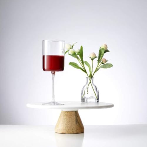 Image of Premium Wine Glasses 300ml, Set of 2 Long Wine, Burgundy Clear Glasses with Stem for Wedding Anniversary, Birthday, Gift (RKT-04, Set of 2)