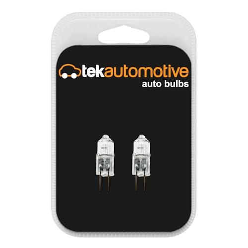 Tek Automotive 6V 10W G4 Miniature Halogen Capsule Pin Base Bulb - Twin Pack
