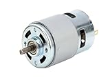MGMYVDDGVW DC High Speed Motor Round Shaft/D-Shaft Adjustable Speed for Electric Tools 775 30W DC 12V DC Motor(10000RPM D-axis)