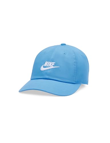 Nike Kid's Club Unstructured Futura Wash Cap, University Blue/White, 1SIZE