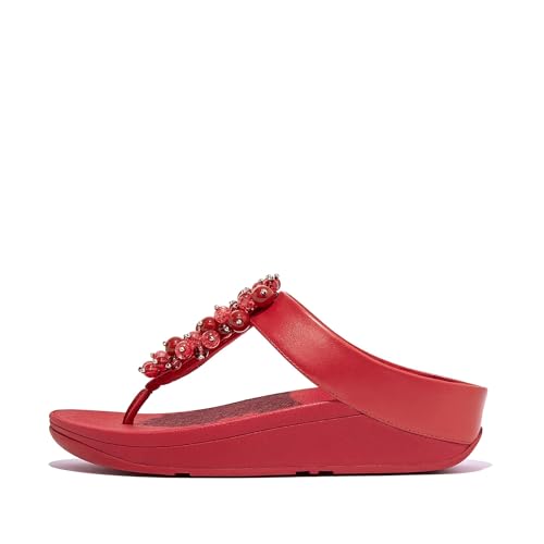 Image of FitFlop Fino Bauble-Bead Toe-Post Sandals