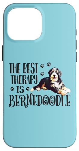 Mens & Womens Cute Best Therapy Bernedoodle Dog Lover �X�}�z�P�[�X iPhone 16 Pro Max �p