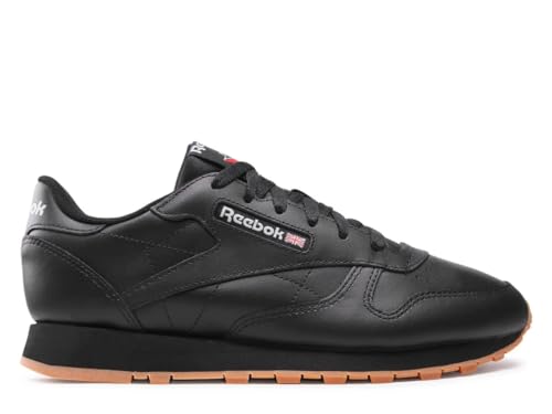 Reebok Classic Leather, Scarpe da ginnastica Donna, CBLACK/PUGRY5/RBKG03, 35.5 EU