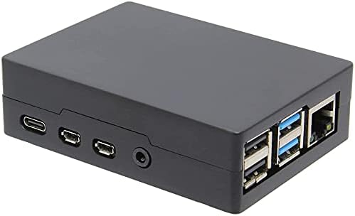 REES52 Raspberry Pi 4 Aluminum Case, Raspberry Pi 4 Model B Passive Cooling Heavy Duty Heatsink Case For Raspberry Pi 4 Model B/Pi 4B Only(P171)
