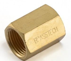 BRASSTECH BRASS PIPE FITTING ADAPTOR HEX NIPPLE COUPLING BUSH REDUCING SOCKET THREADED HARDWARE PLUMBING FITTINGS BSP THREADING DIY (1/4", socket, 5) (B09JWSSW49) Amazon Price History, Amazon Price Tracker