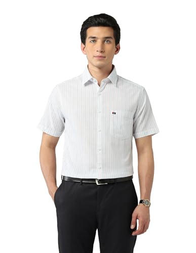 Image of AD by Arvind Modern Slim Fit Tartan Checked Shirt