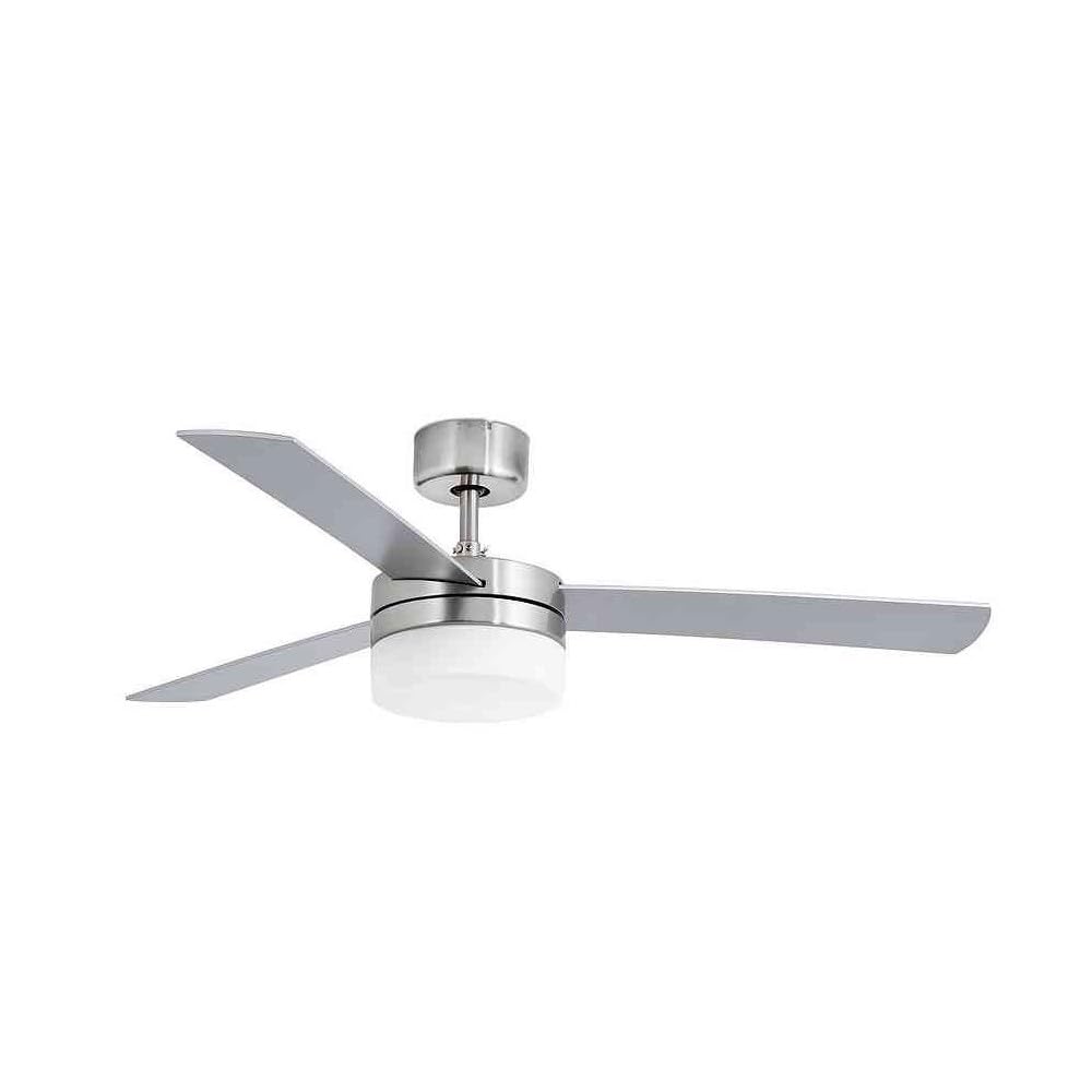 Faro Barcelona 33608 - PANAY Ventilador de techo con luz, palas ABS gris y caoba