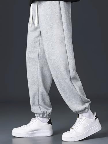 Image of dockstreet Straight Wide fit Long Length Cinched Bottom Jogger for Men /Trending Multi Pocket Style, Relaxed Casual Pants for Men