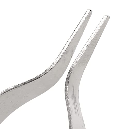 Pinças de Solda de Joias, Pinças de Bloqueio Cruzado de Alta Elasticidade Ponta Reta Dura Longa Vida