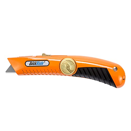 Pacific Handy Cutter Qbs20 Quickblade Spring Back Utility Knife, Industrial Knife With Self-Retracting Blade Functionality, Safety Point Blade, For Boxes, Tape, Paper, Plastic Straps And Much More #TOP15