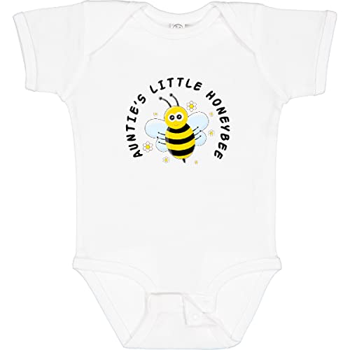 inktastic Auntie's Little Honeybee Baby Bodysuit