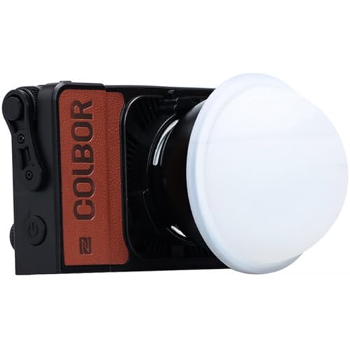 Image of COLBOR W60R RGB Video Light, 60W 2700-6500K Full Color Pocket COB Continuous Output Lighting LED Studio Light CRI97+ TLCI98+ with APP Control for Photography